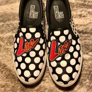 Moschino | Love Polka Dot Slip-On Sneakers